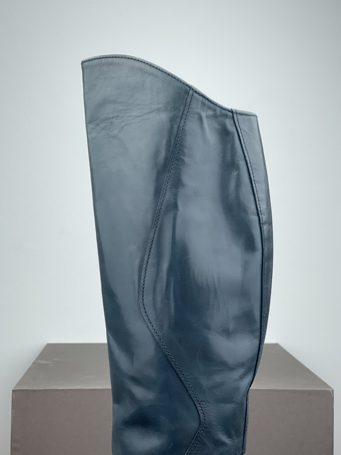 Miu Miu AW08 Knee-High Biker Riding Boots