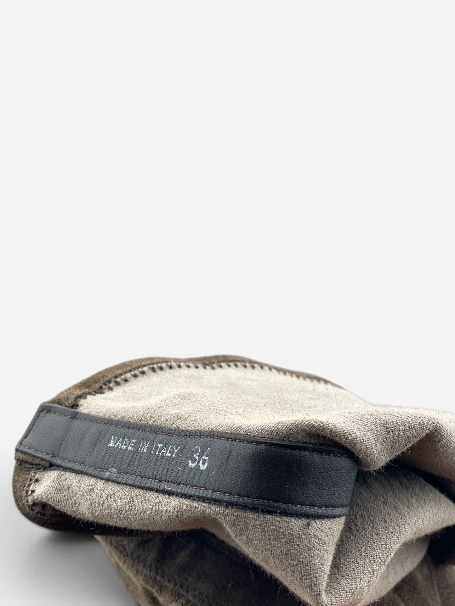 Rick Owens AW15 'Sphinx' Suede Thigh High Stocking Creeper Boots – photo 10