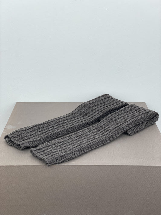 Rick Owens AW15 SPHINX Knit Arm Warmer Gauntlet Gloves