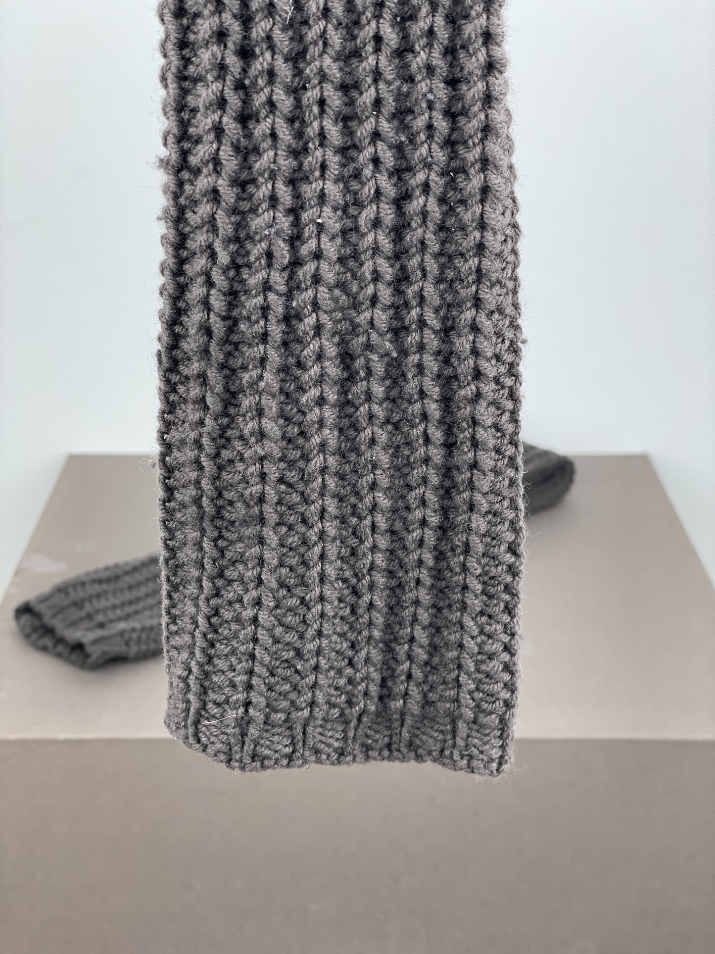 Rick Owens AW15 SPHINX Knit Arm Warmer Gauntlet Gloves