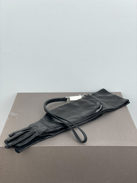 Rick Owens AW19 'Larry' Bauhaus Cargo Gloves