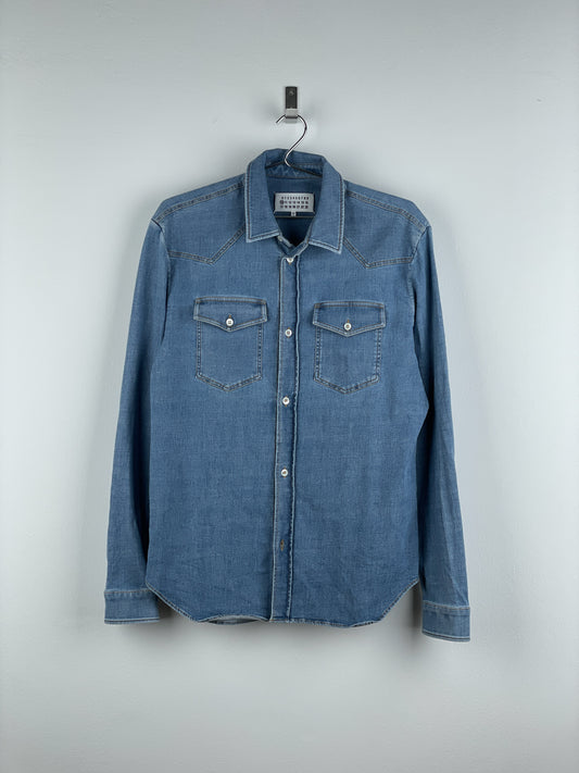 Maison Margiela SS15 Western Denim Button-Up Shirt