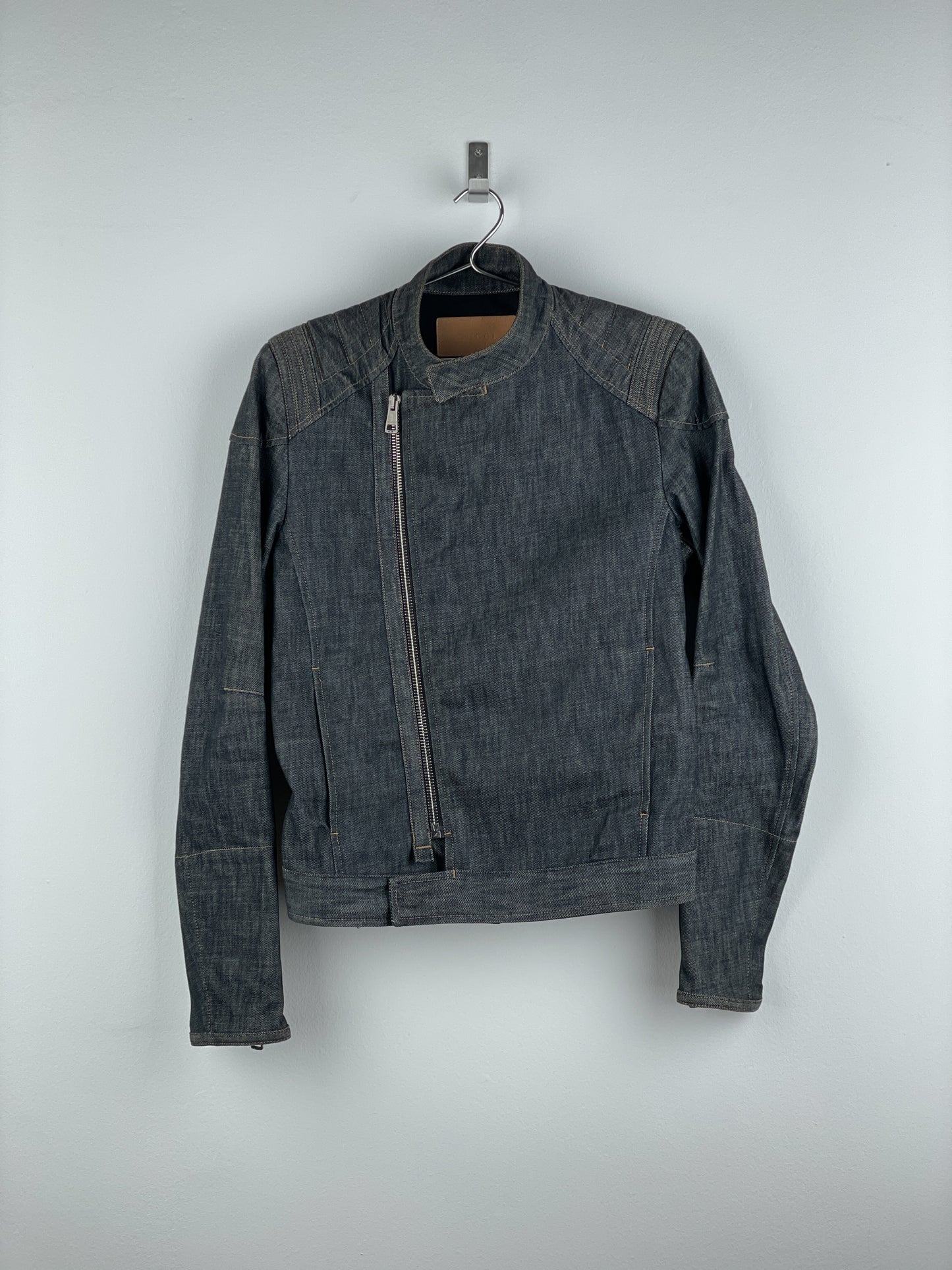 Gucci by Tom Ford SS02 Denim Biker Jacket