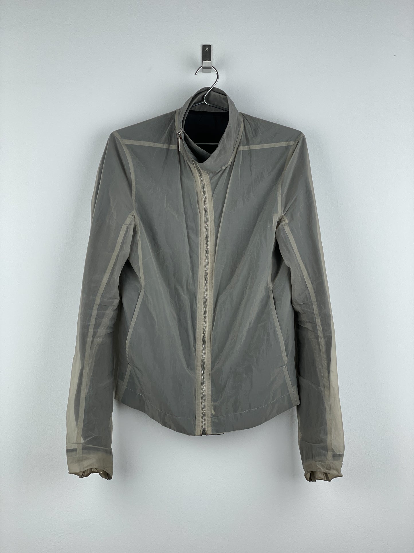 Rick Owens SS14 'Vicious' Translucent Mollino Aircut Biker Jacket