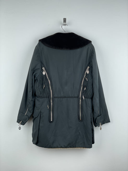 Jean Paul Gaultier AW89 'Femmes entre Elles' Zipper Fur Coat