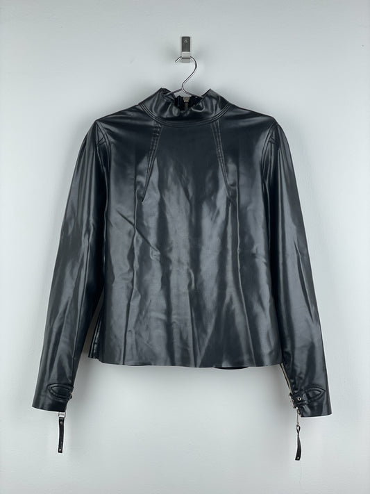 Jean Paul Gaultier 1990s Backzip Bondage Fetish Rubber Top