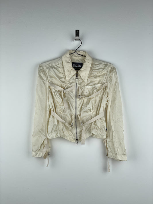 Jean Paul Gaultier 1990s Bondage-Strap Jacket white