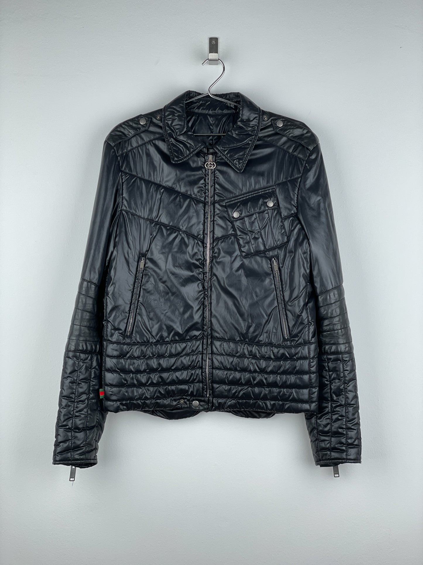 Gucci by Tom Ford AW97 Quilted Biker Puffer Jacket