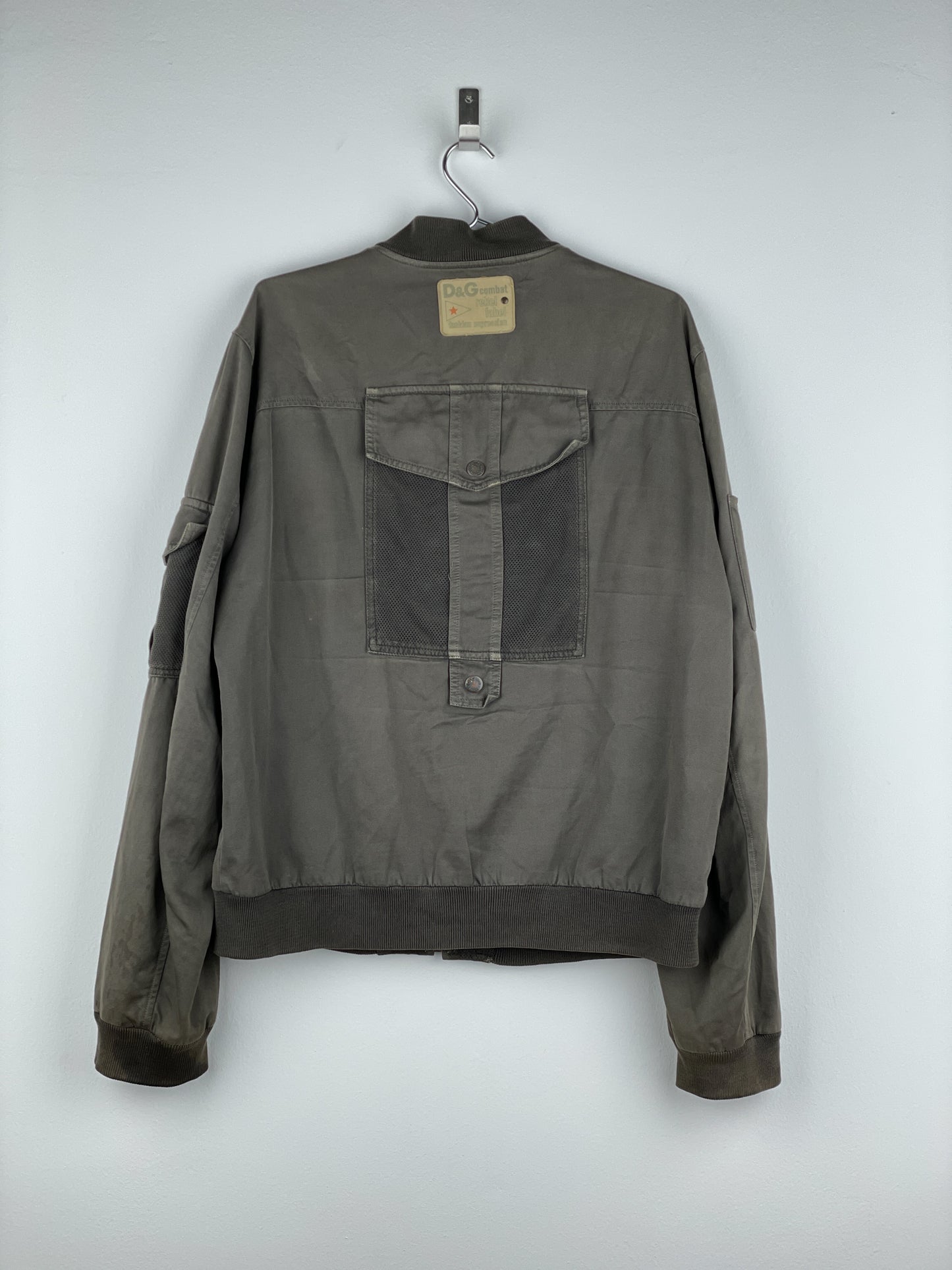 Dolce & Gabbana AW03 Multi-Pocket Cargo Bomber Jacket
