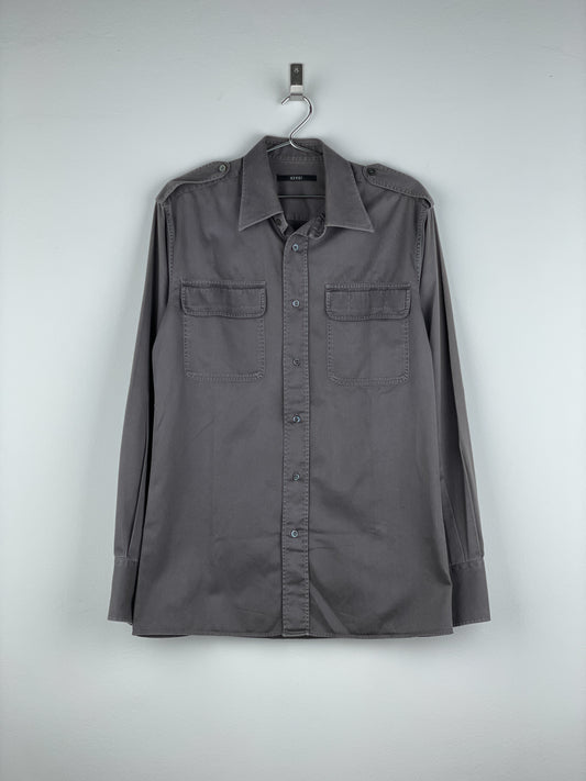 Gucci by Tom Ford 1990s Military-Pocket Button-Up Shirt