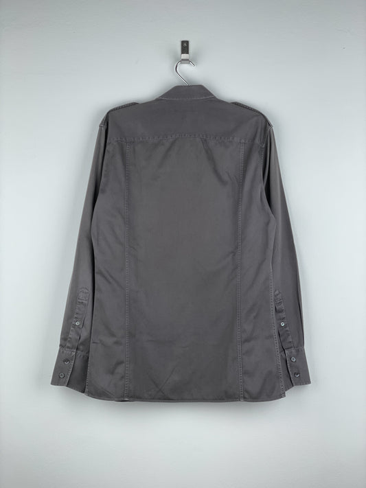 Gucci by Tom Ford 1990s Military-Pocket Button-Up Shirt