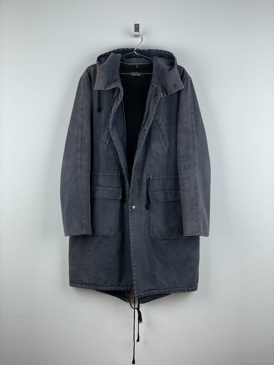 Raf Simons AW03 'Closer' Peter Saville Collage Backprint Parka