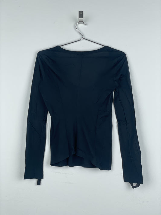 Helmut Lang 2000s Thumb-Strap Bondage Longsleeve Top
