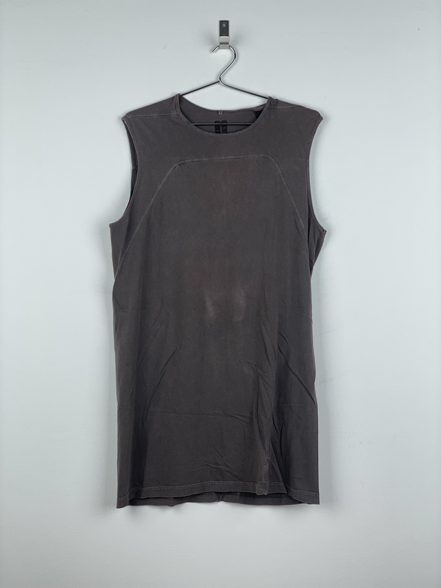 Rick Owens DRKSDHW SS13 'Island' Geometric Panel Tank Top