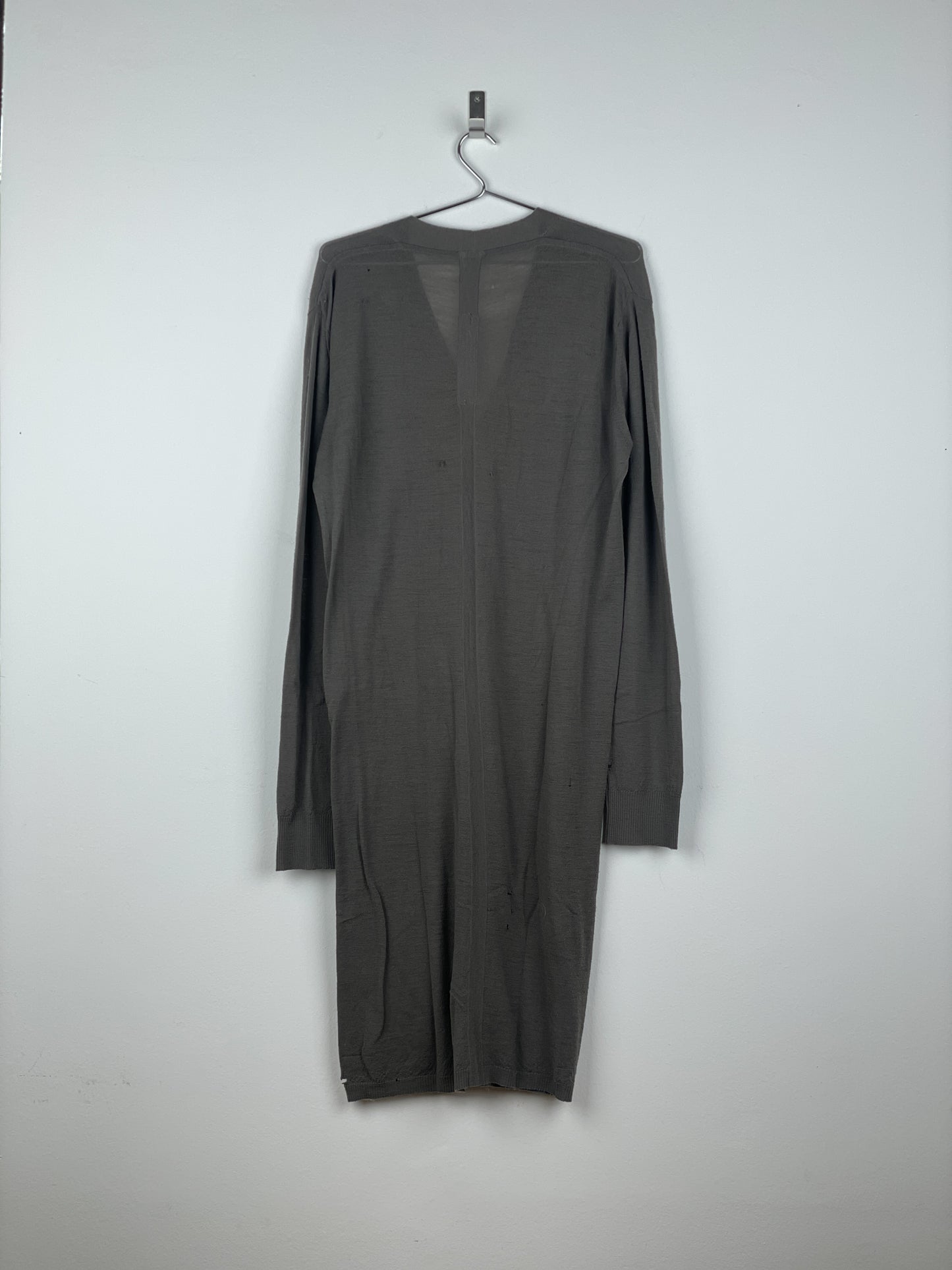 Rick Owens SS12 'Naska' Longline Bamboo Cardigan