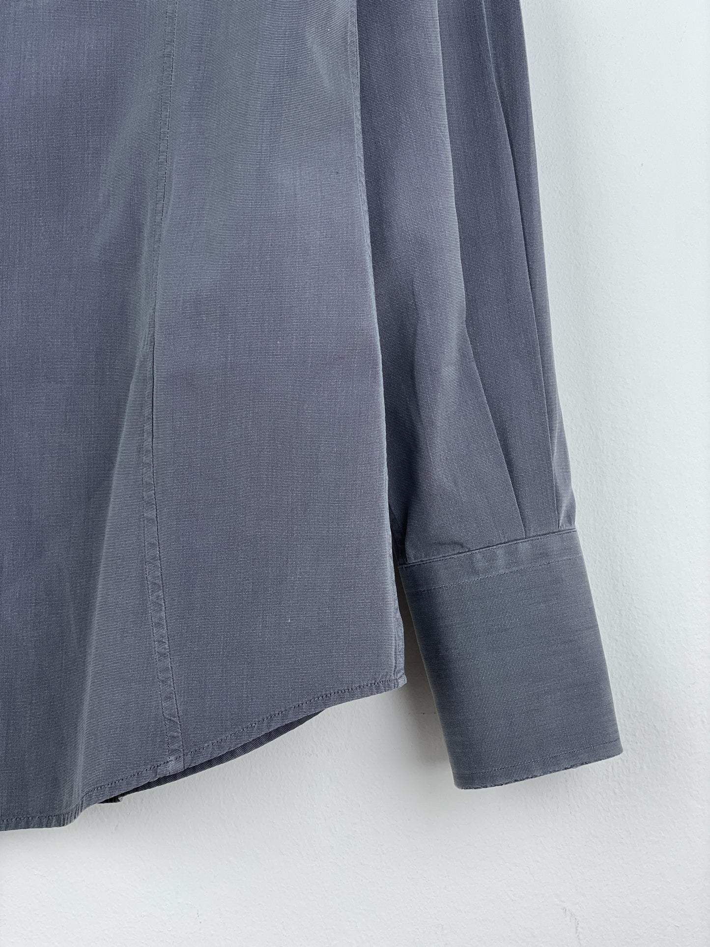 Gucci by Tom Ford 1990s Panelled Button-Up Shirt (grey)