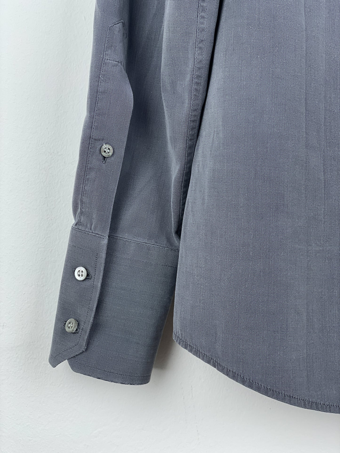 Gucci by Tom Ford 1990s Panelled Button-Up Shirt (grey)