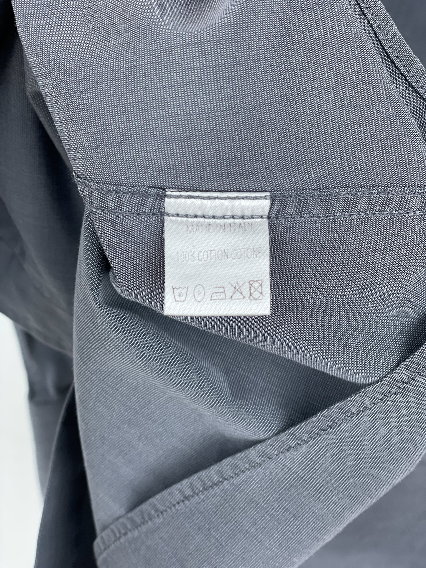 Gucci by Tom Ford 1990s Panelled Button-Up Shirt (grey)