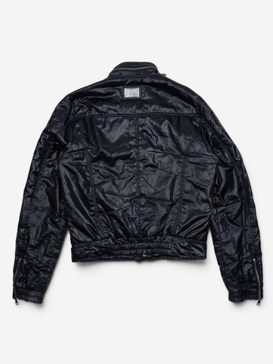 Dolce & Gabbana 2000s Biker Puffer Jacket – back view