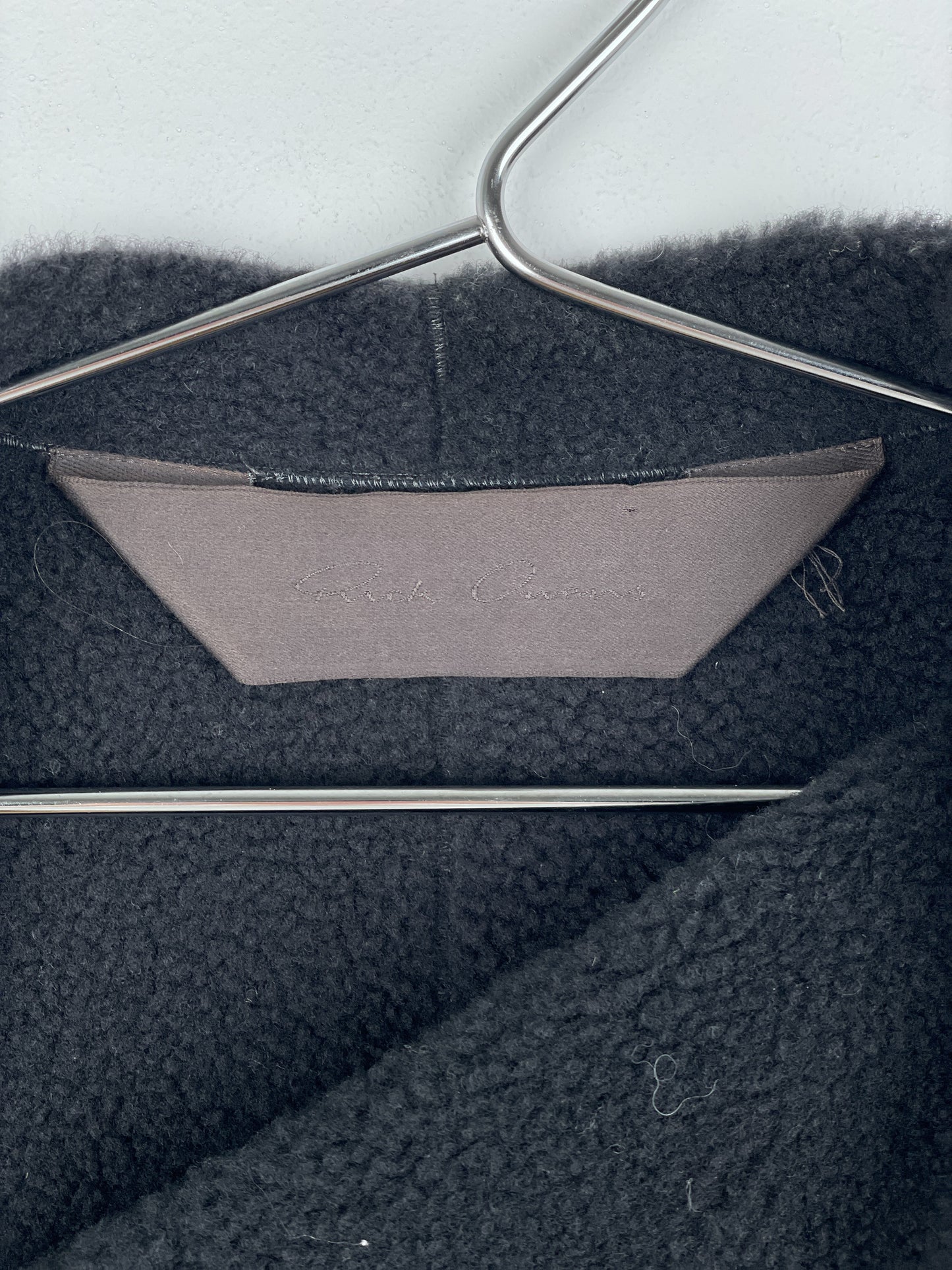 Rick Owens AW14 'Moody' Shearling Leather Mollino Jacket