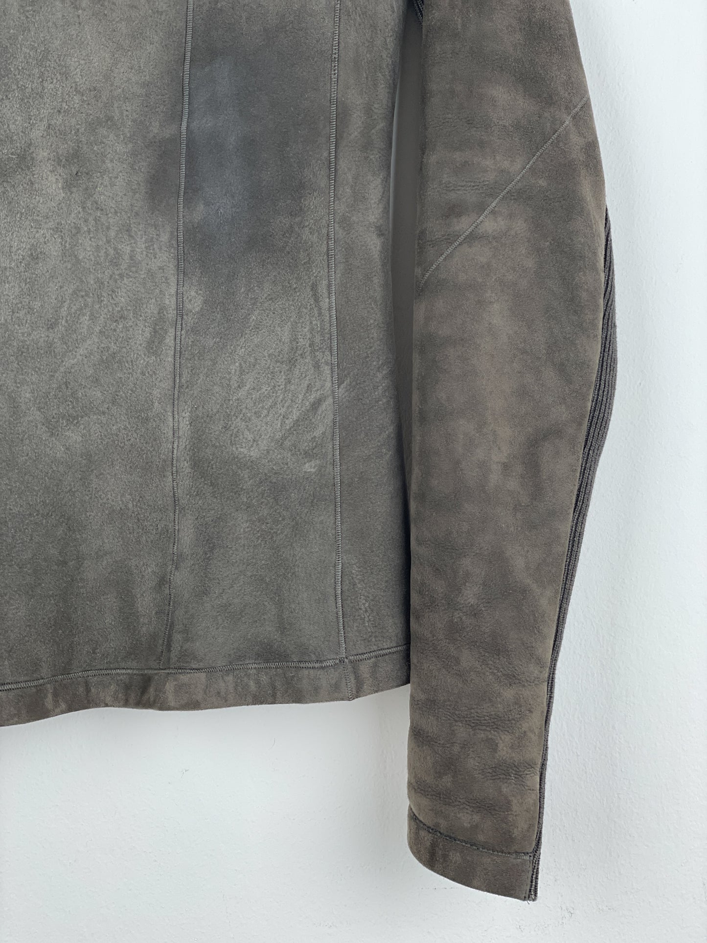 Rick Owens AW14 'Moody' Shearling Leather Mollino Jacket