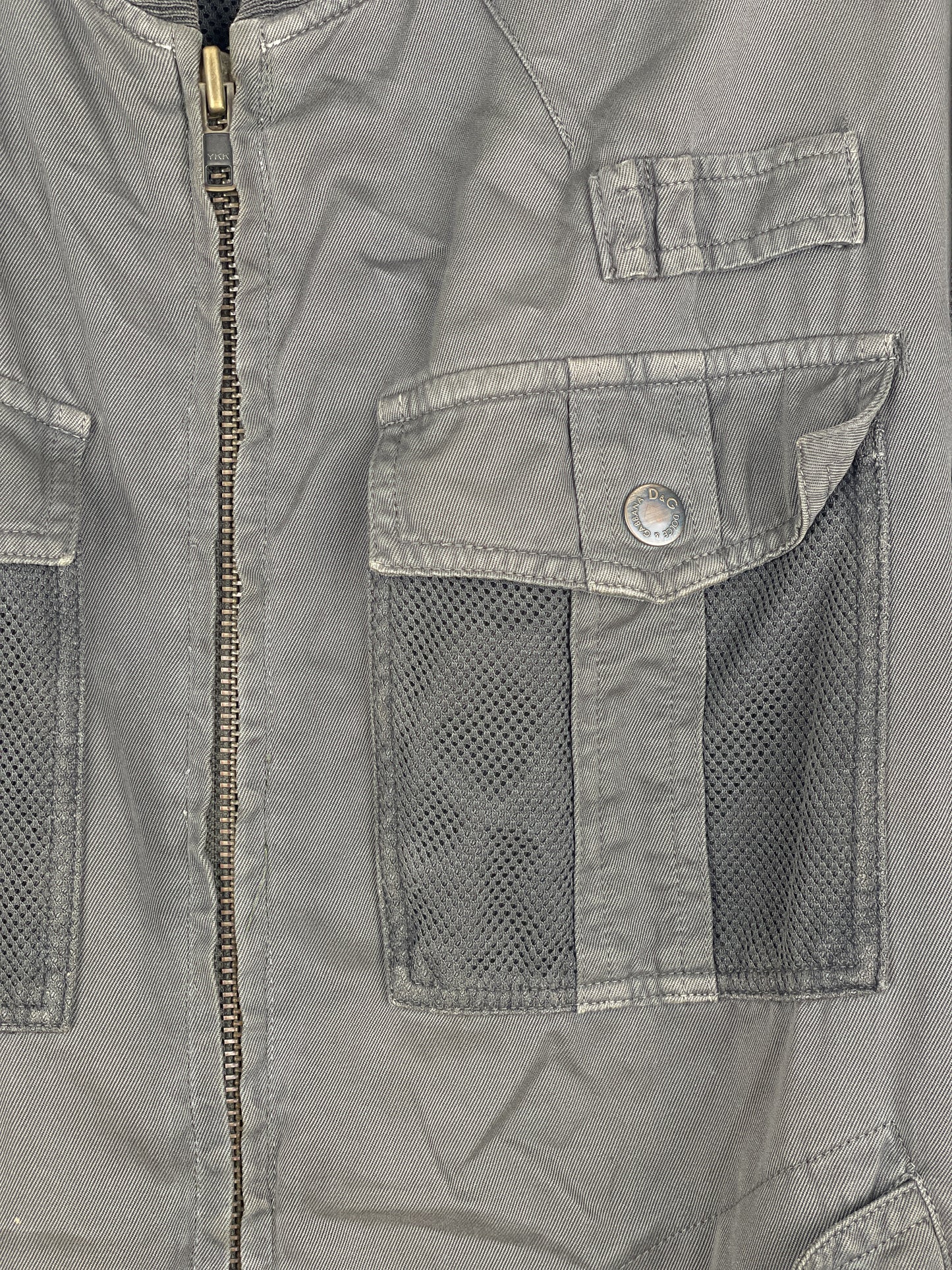 Dolce & Gabbana AW03 Multi-Pocket Cargo Bomber Jacket