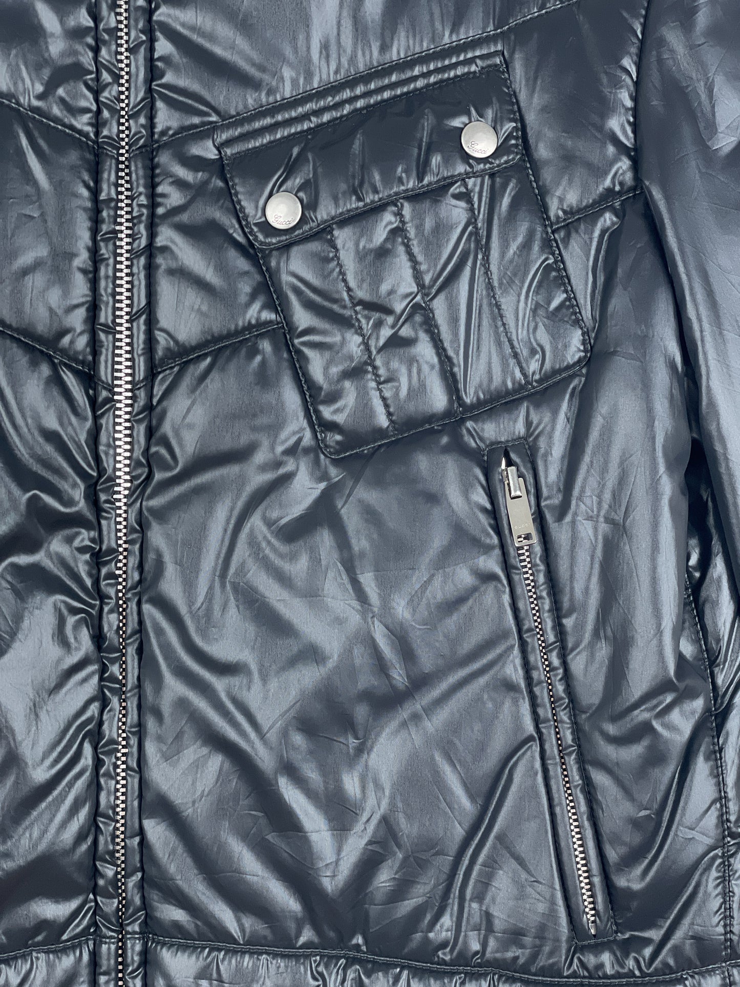 Gucci by Tom Ford AW97 Quilted Biker Puffer Jacket