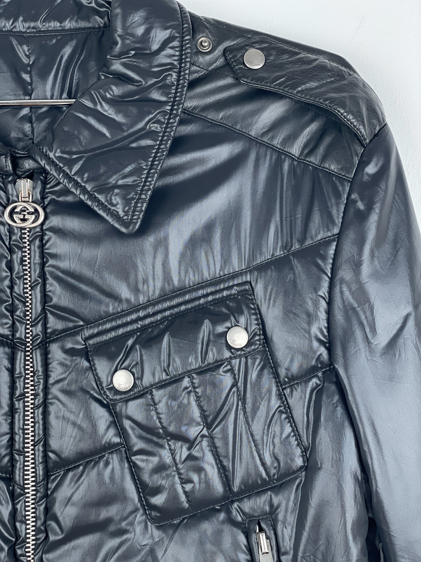 Gucci by Tom Ford AW97 Quilted Biker Puffer Jacket