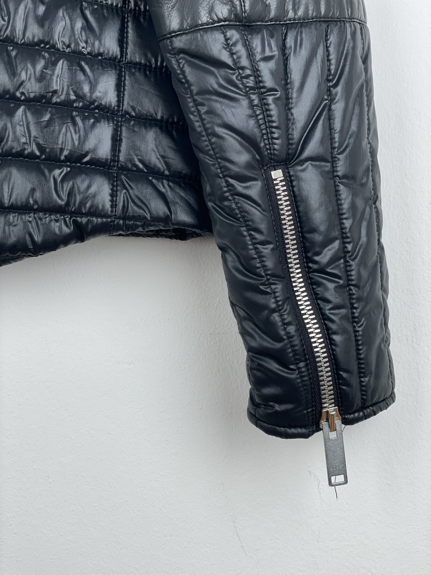 Gucci by Tom Ford AW97 Quilted Biker Puffer Jacket