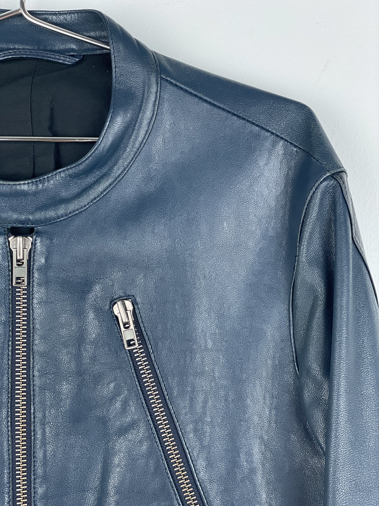 Maison Margiela AW06 5-Zip Leather Biker Jacket