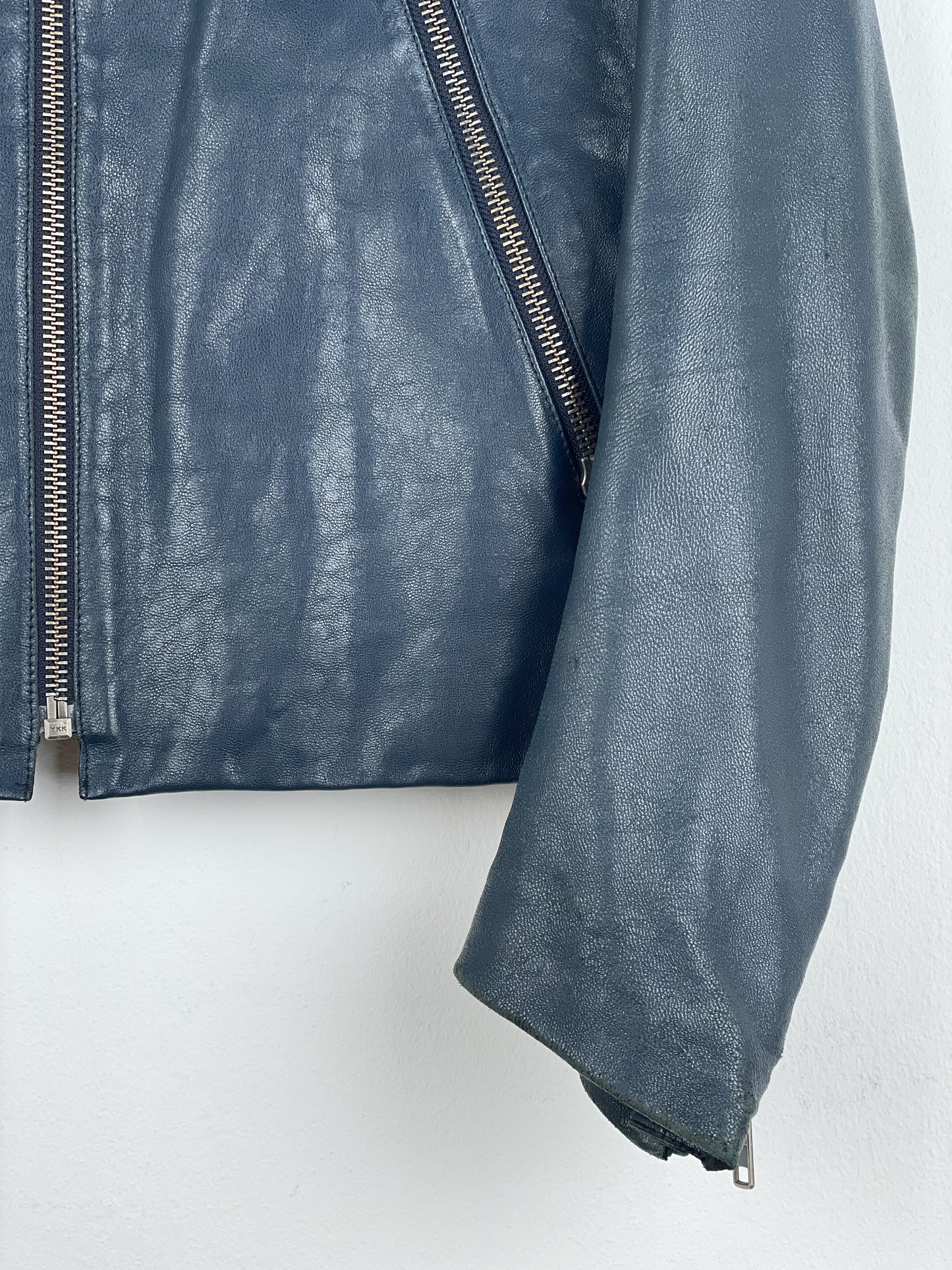 Maison Margiela AW06 5-Zip Leather Biker Jacket