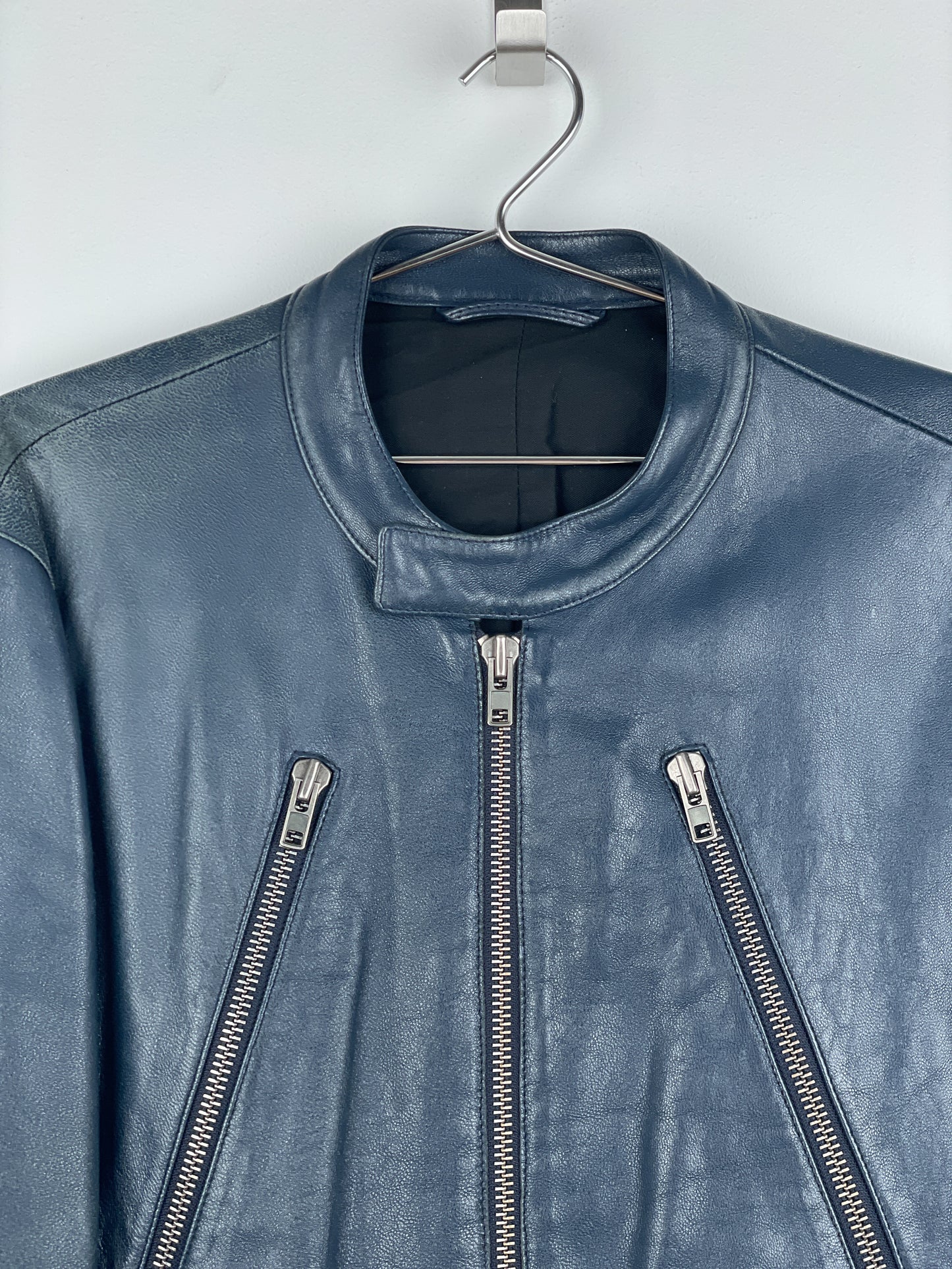 Maison Margiela AW06 5-Zip Leather Biker Jacket