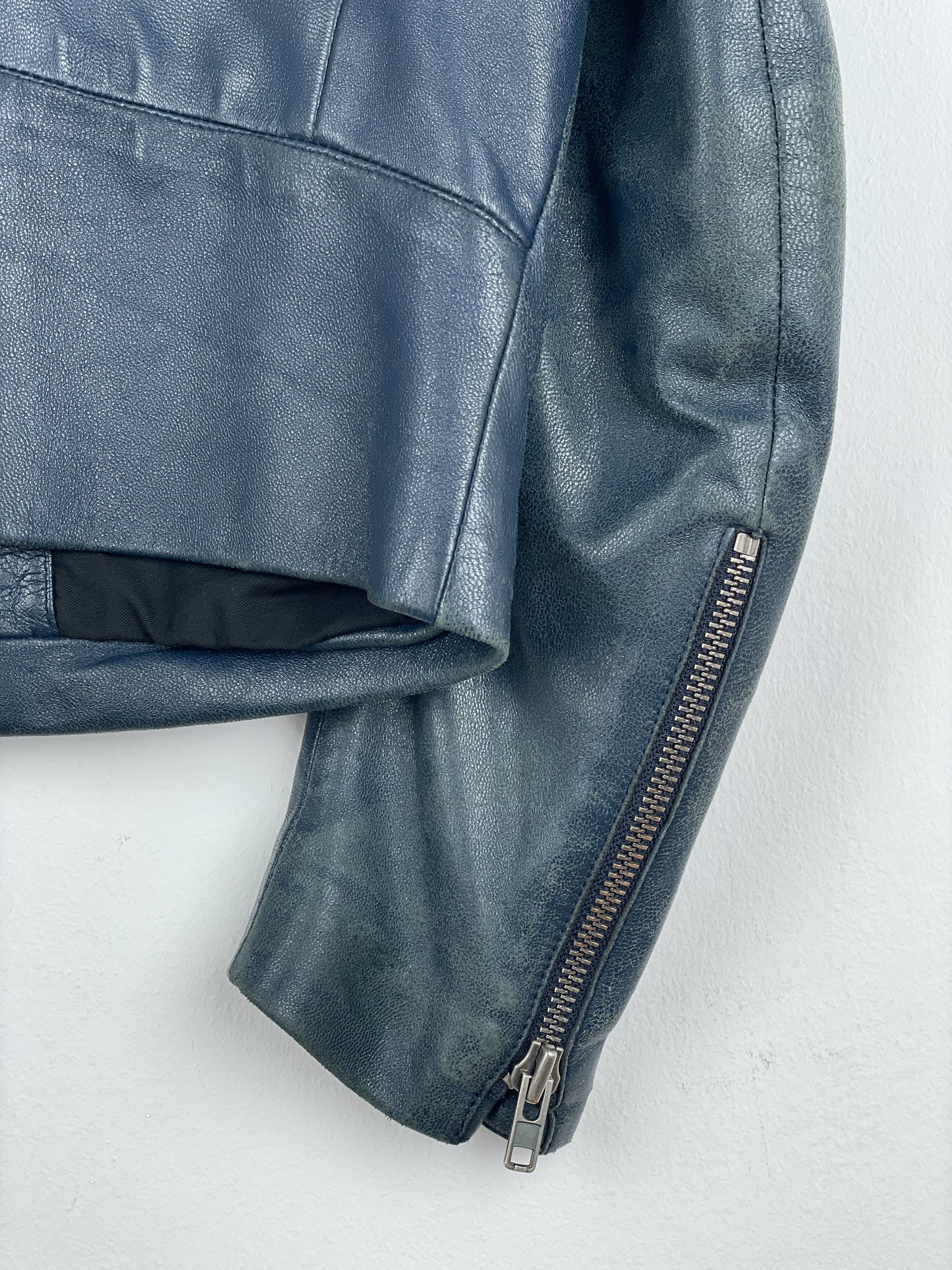 Maison Margiela AW06 5-Zip Leather Biker Jacket