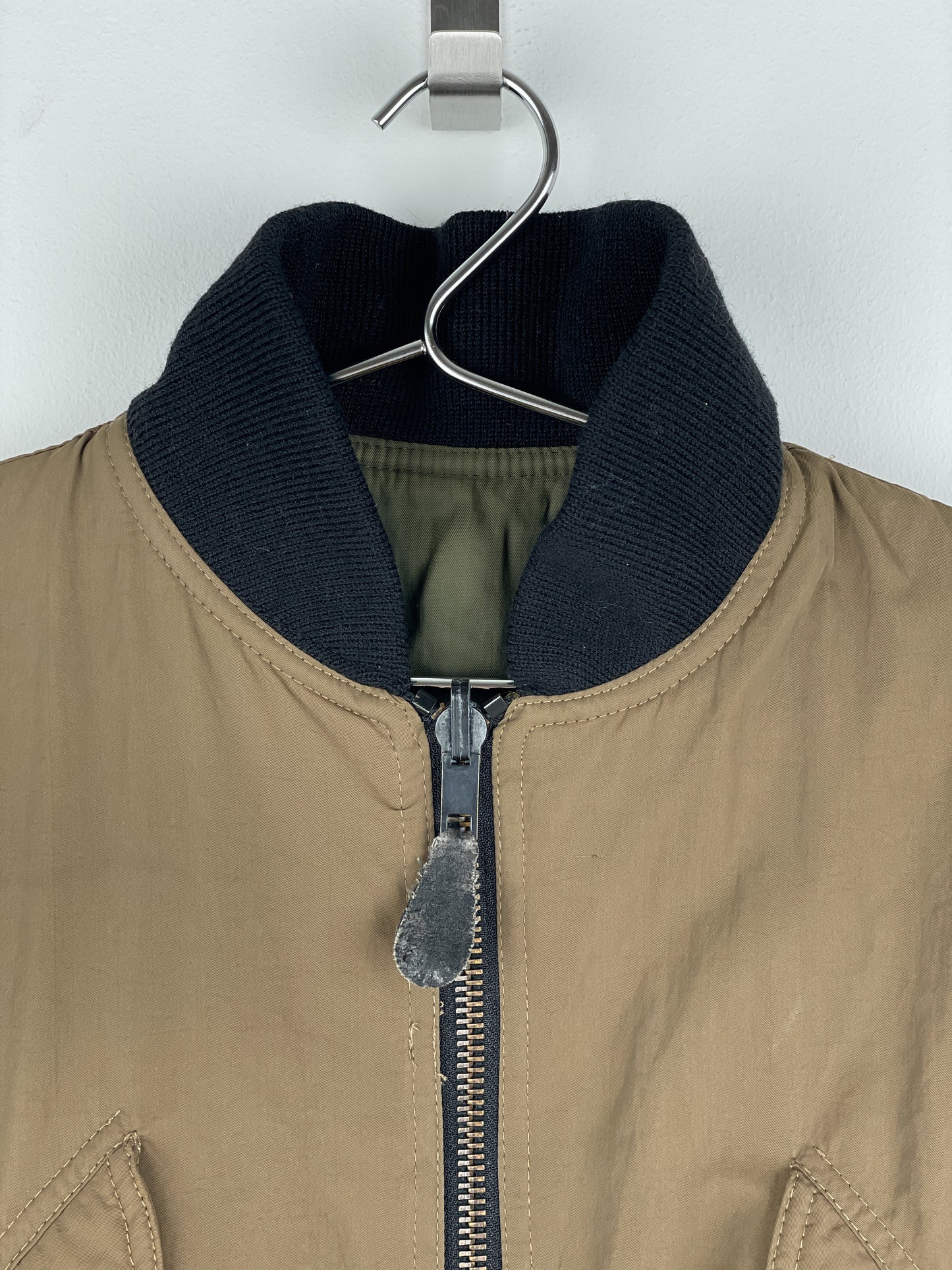 Jean Paul Gaultier 1990s Reversible Cropped MA-1 Bomber Jacket