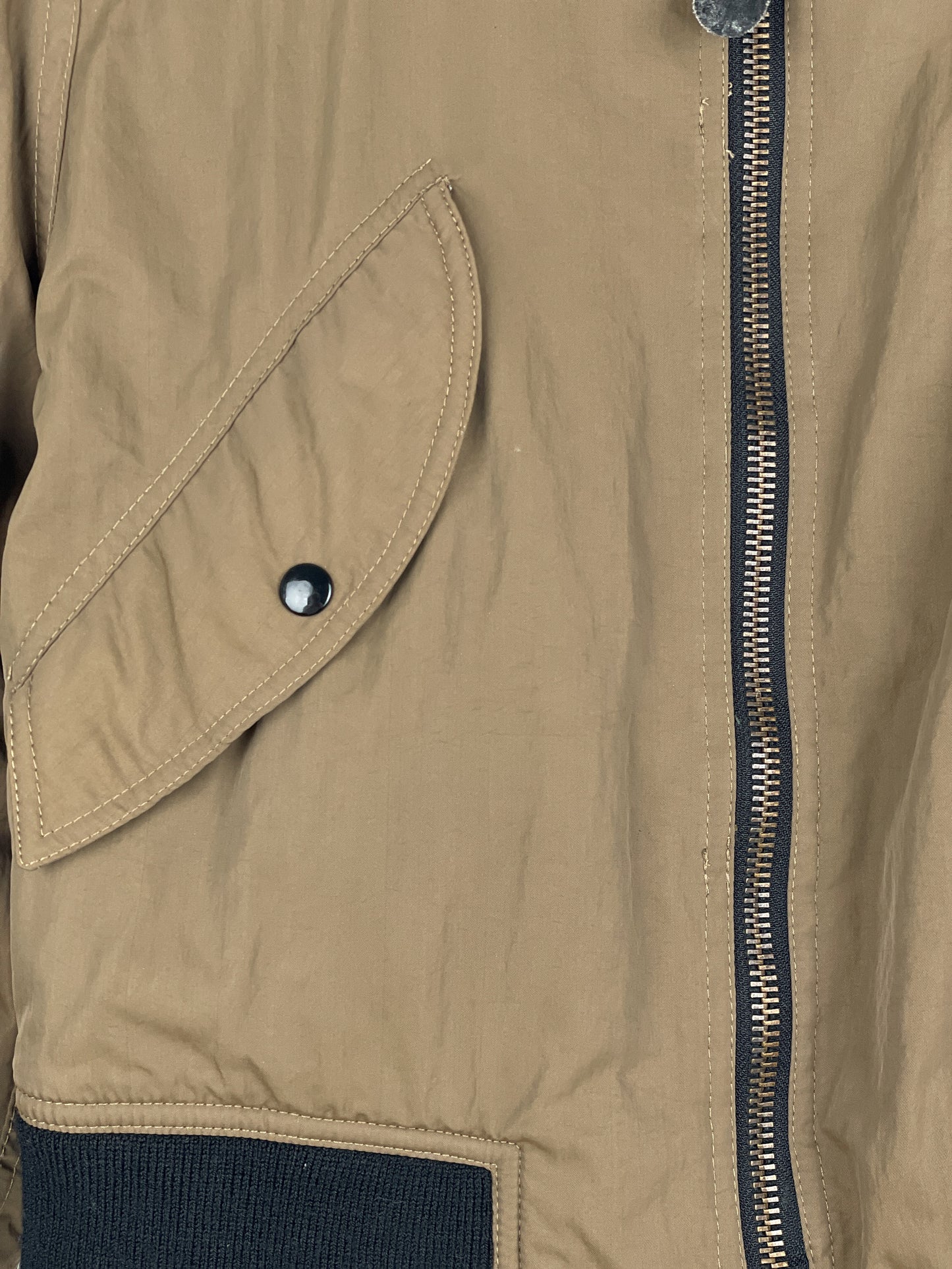 Jean Paul Gaultier 1990s Reversible Cropped MA-1 Bomber Jacket