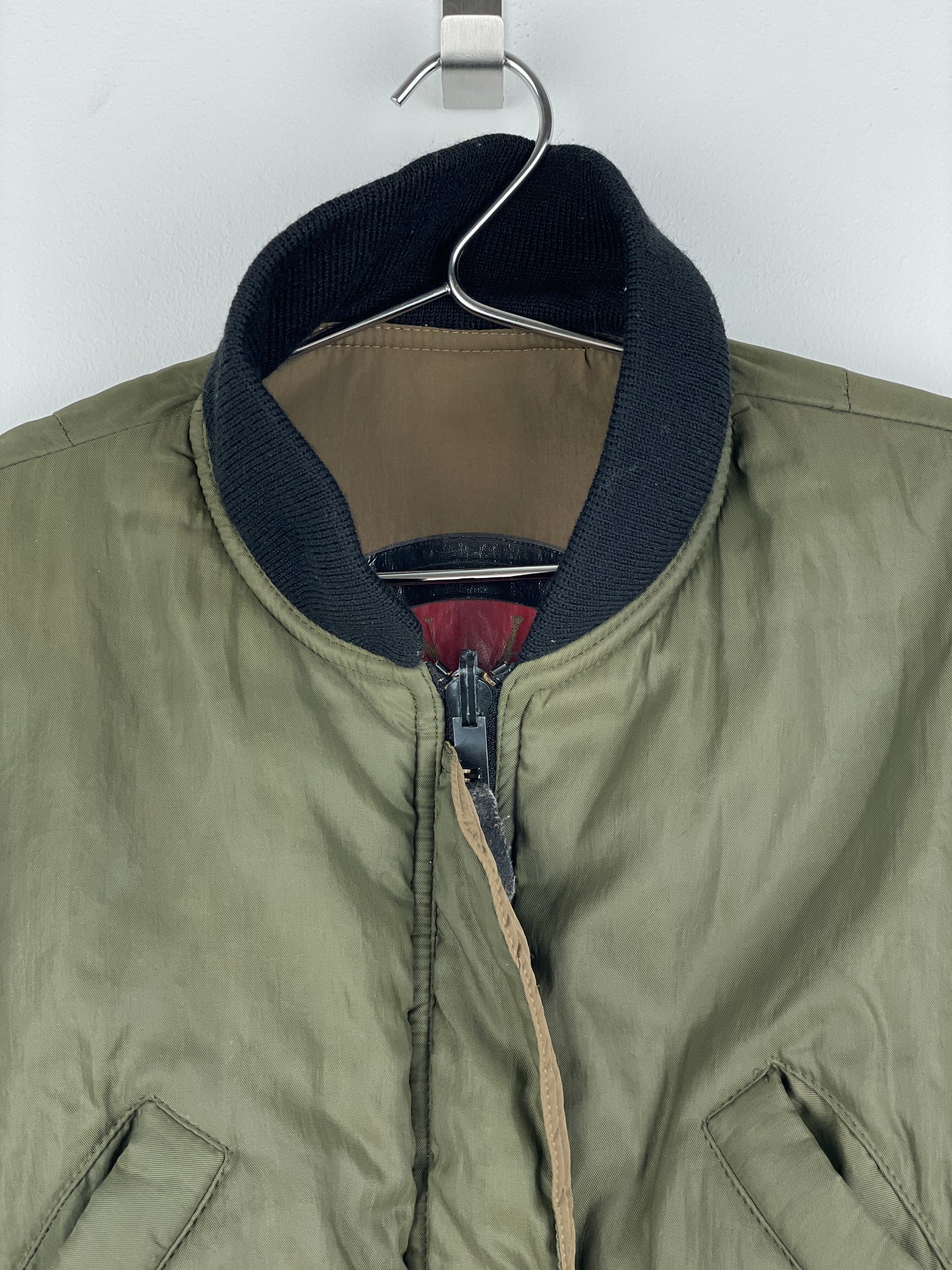 Jean Paul Gaultier 1990s Reversible Cropped MA-1 Bomber Jacket