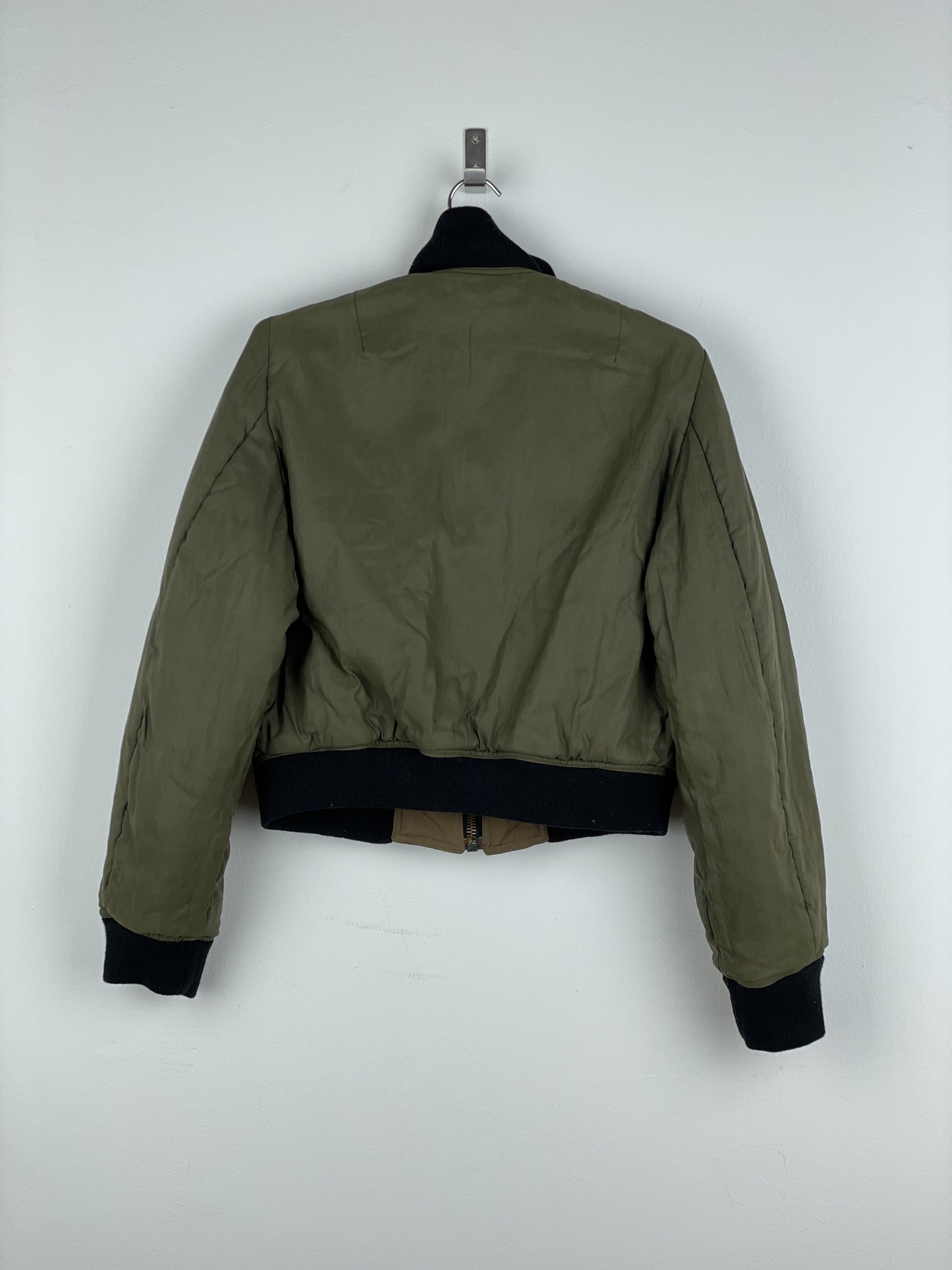 Jean Paul Gaultier 1990s Reversible Cropped MA-1 Bomber Jacket