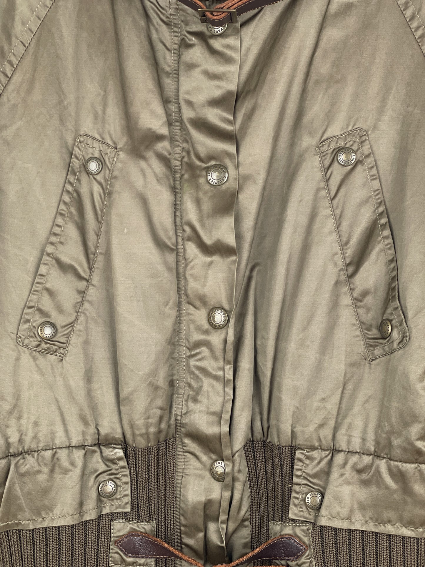 Jean Paul Gaultier 1990s Belted Bondage Bomber Jacket
