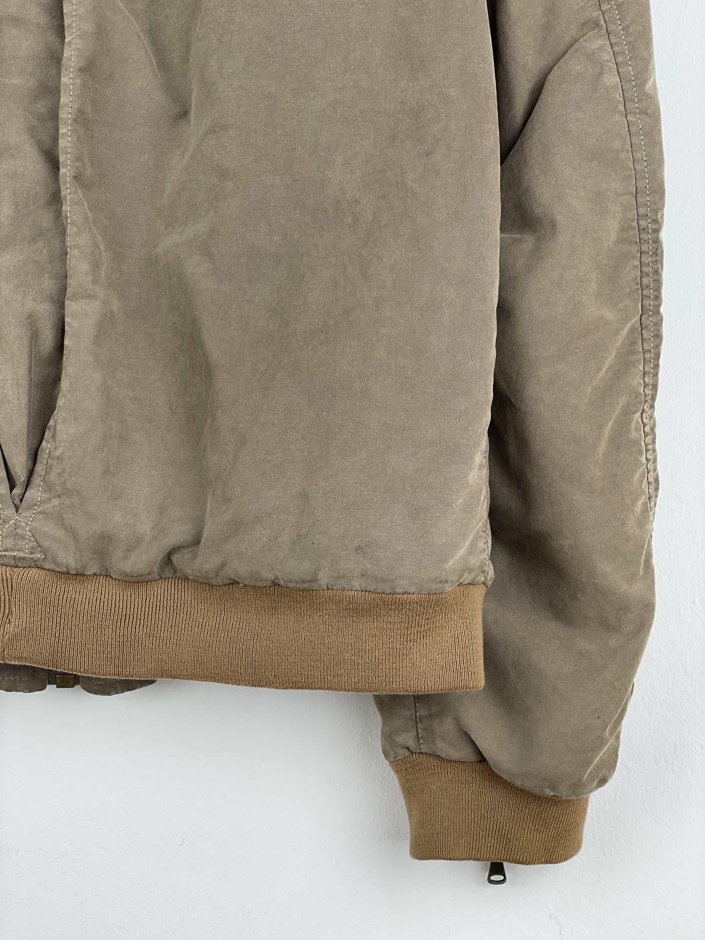 Dolce & Gabbana AW03 Hooded Zip-Sleeve Backzip Bomber Jacket