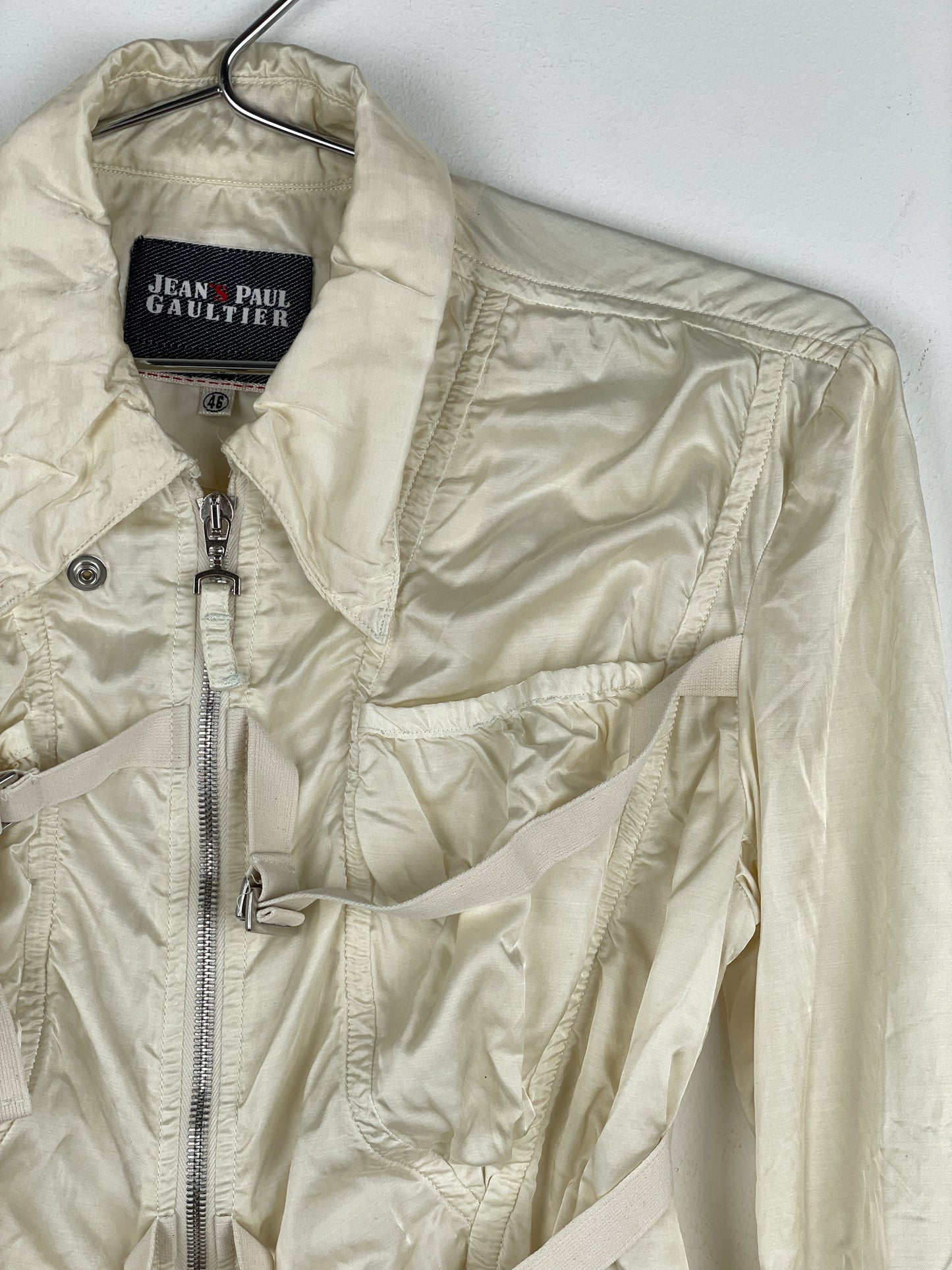 Jean Paul Gaultier 1990s Bondage-Strap Jacket white