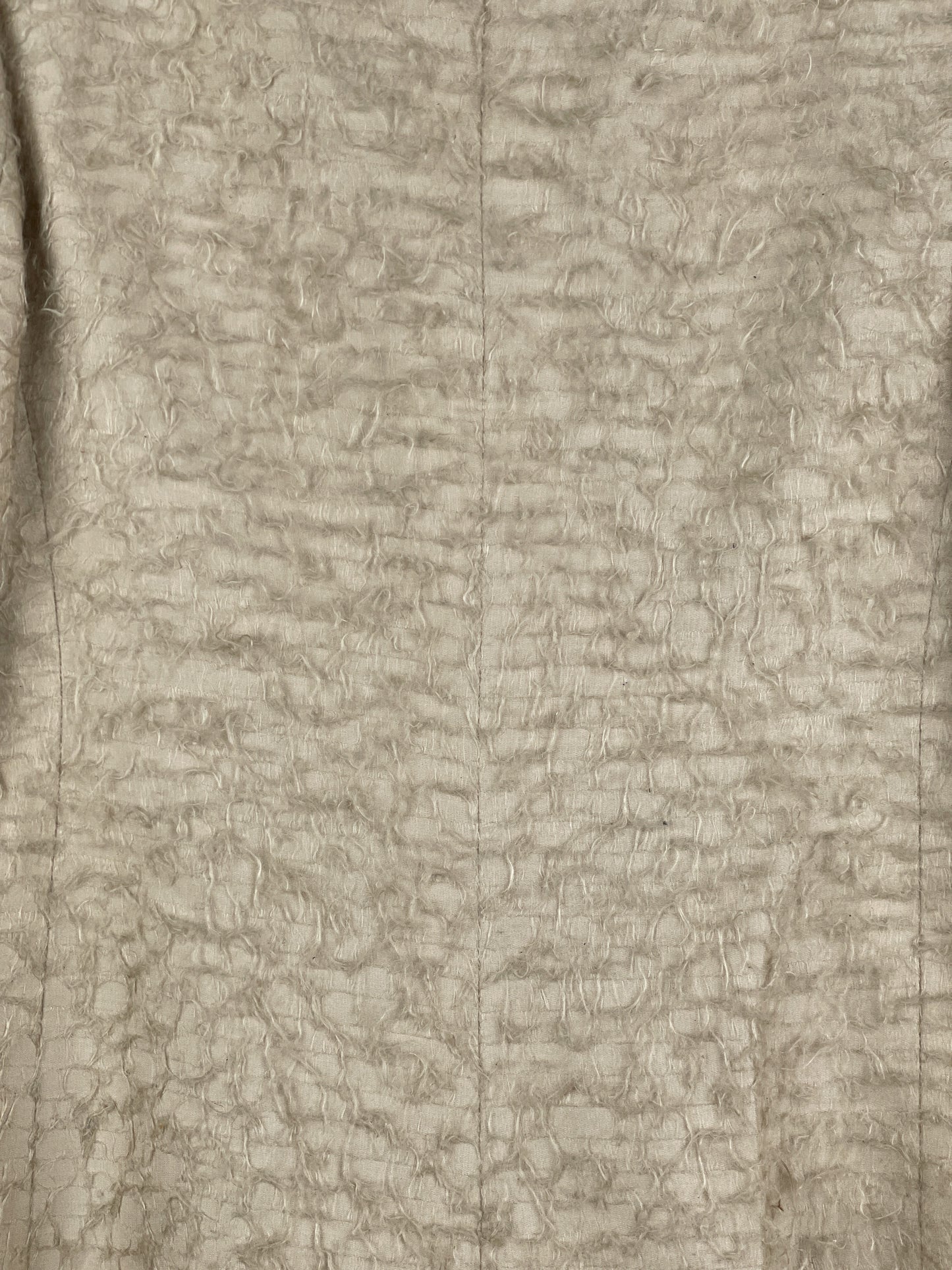 Helmut Lang 1990s Shaggy Fringe Chesterfield Coat