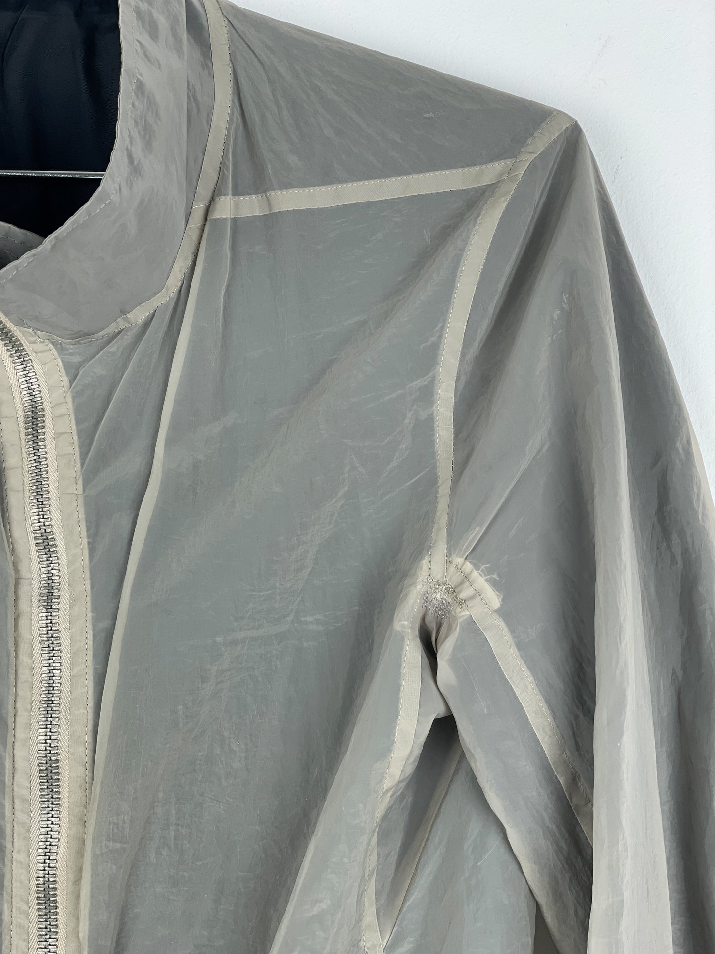 Rick Owens SS14 'Vicious' Translucent Mollino Aircut Biker Jacket