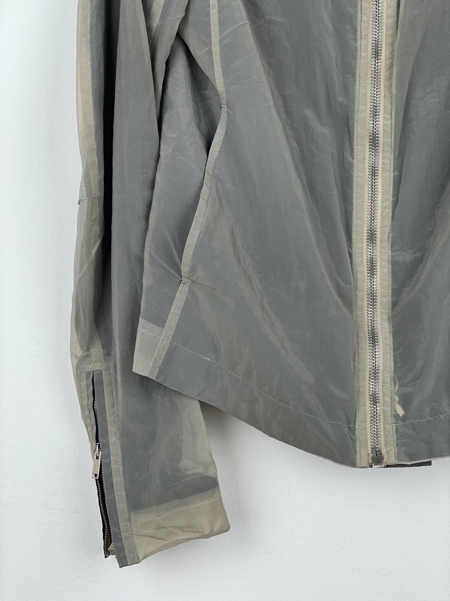 Rick Owens SS14 'Vicious' Translucent Mollino Aircut Biker Jacket