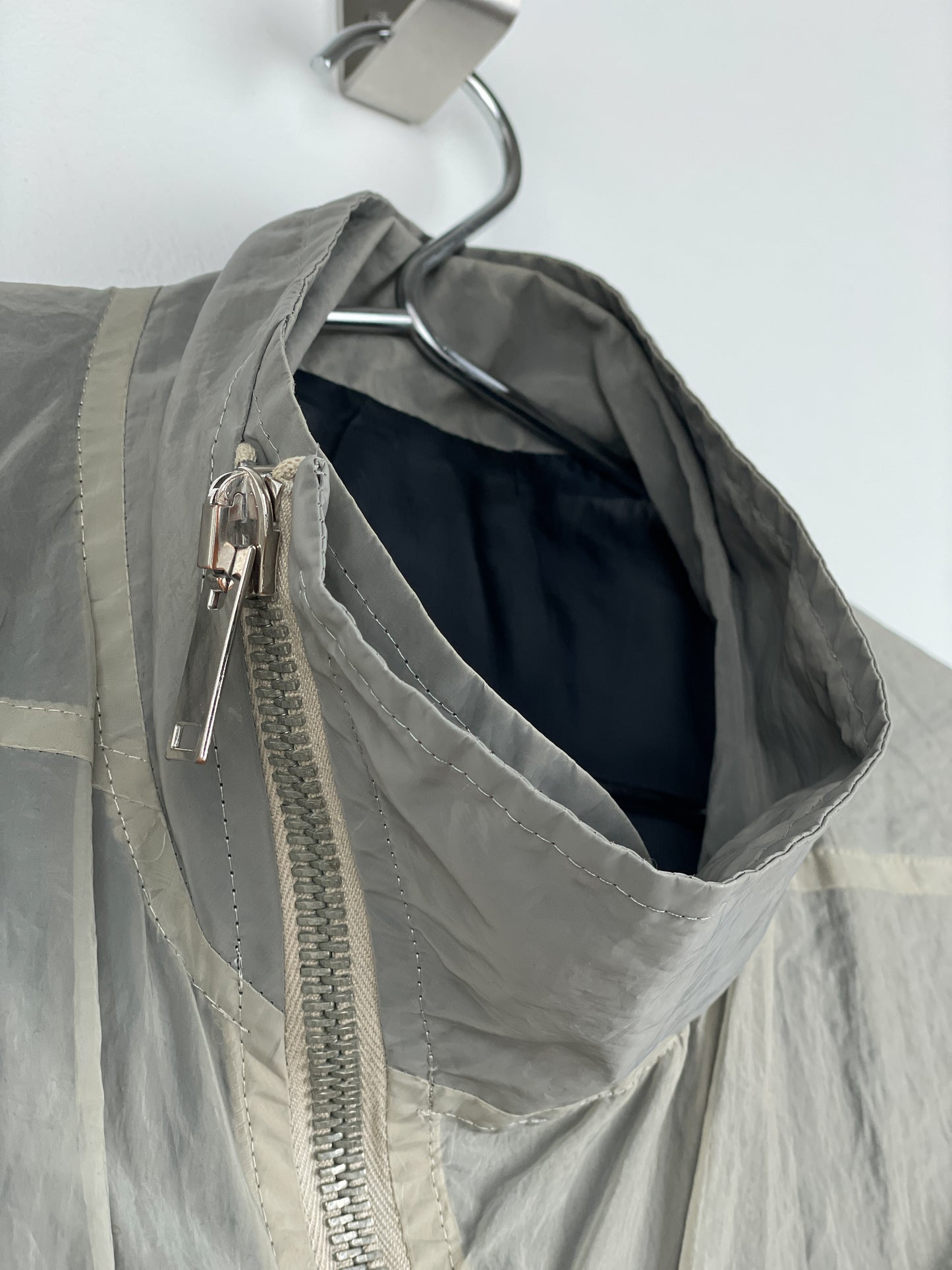 Rick Owens SS14 'Vicious' Translucent Mollino Aircut Biker Jacket