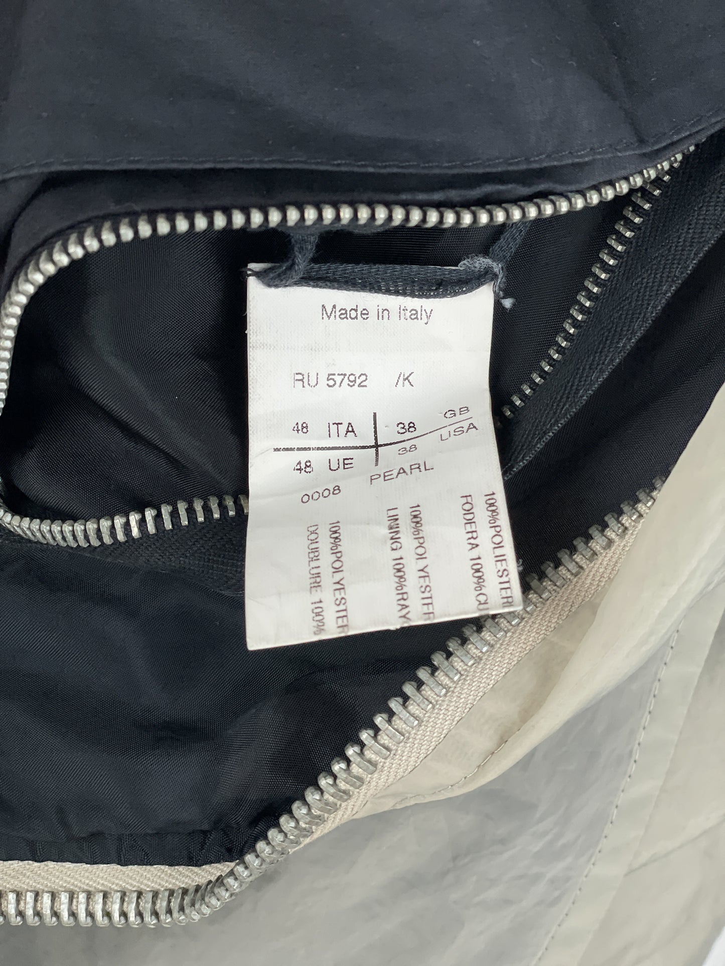 Rick Owens SS14 'Vicious' Translucent Mollino Aircut Biker Jacket