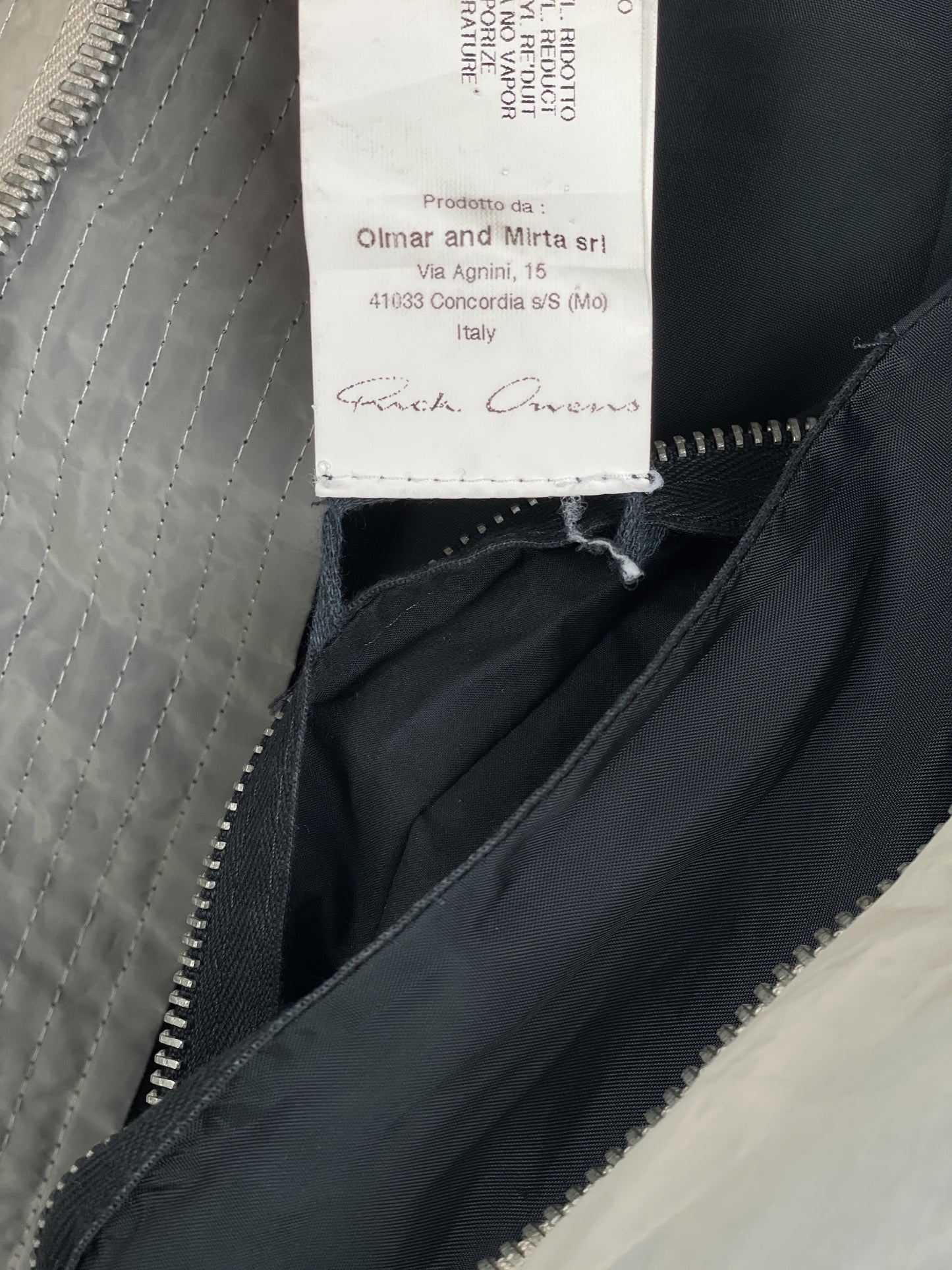 Rick Owens SS14 'Vicious' Translucent Mollino Aircut Biker Jacket