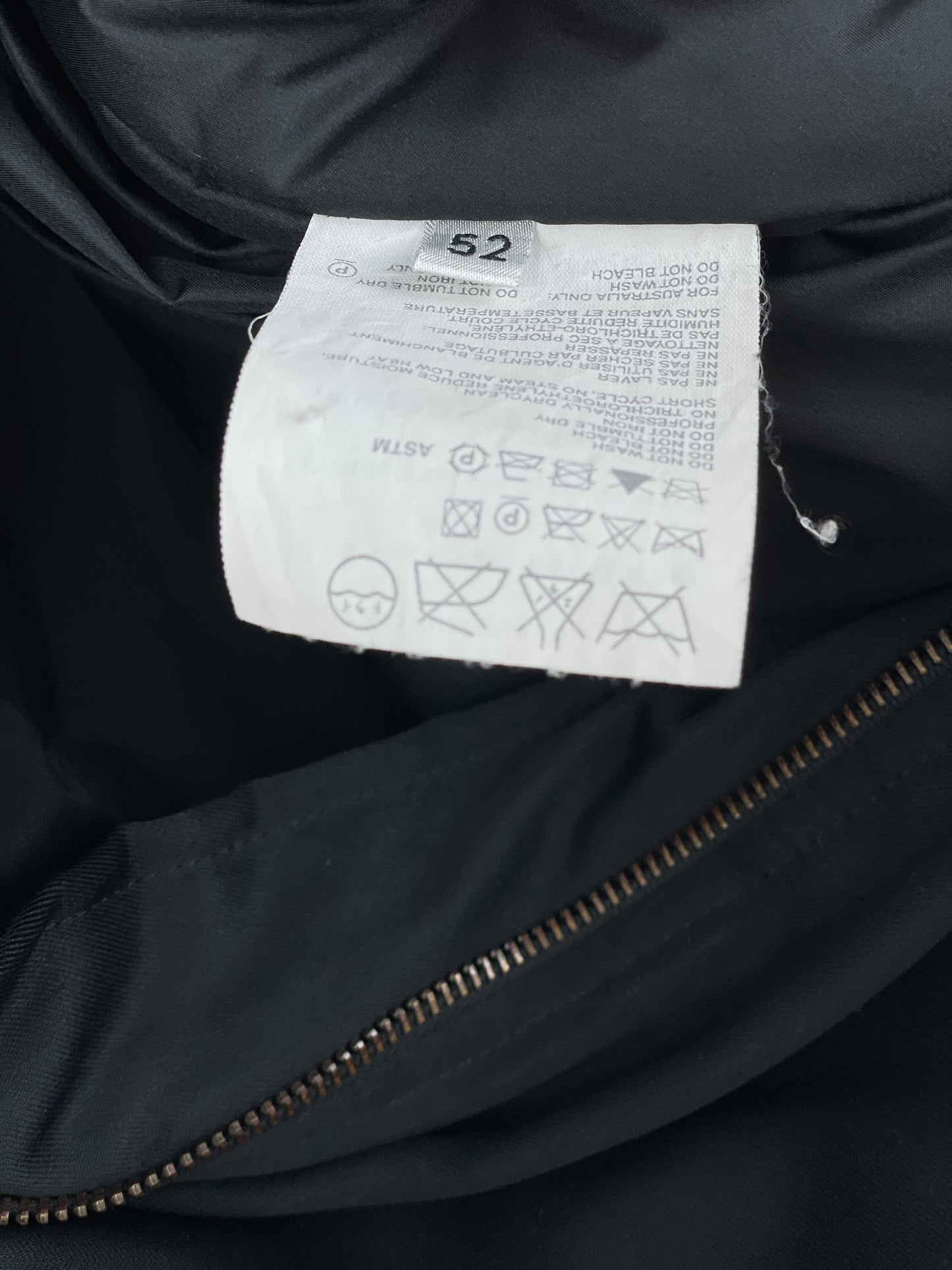 Helmut Lang AW00 Ballistic Nylon High Neck Bomber Jacket
