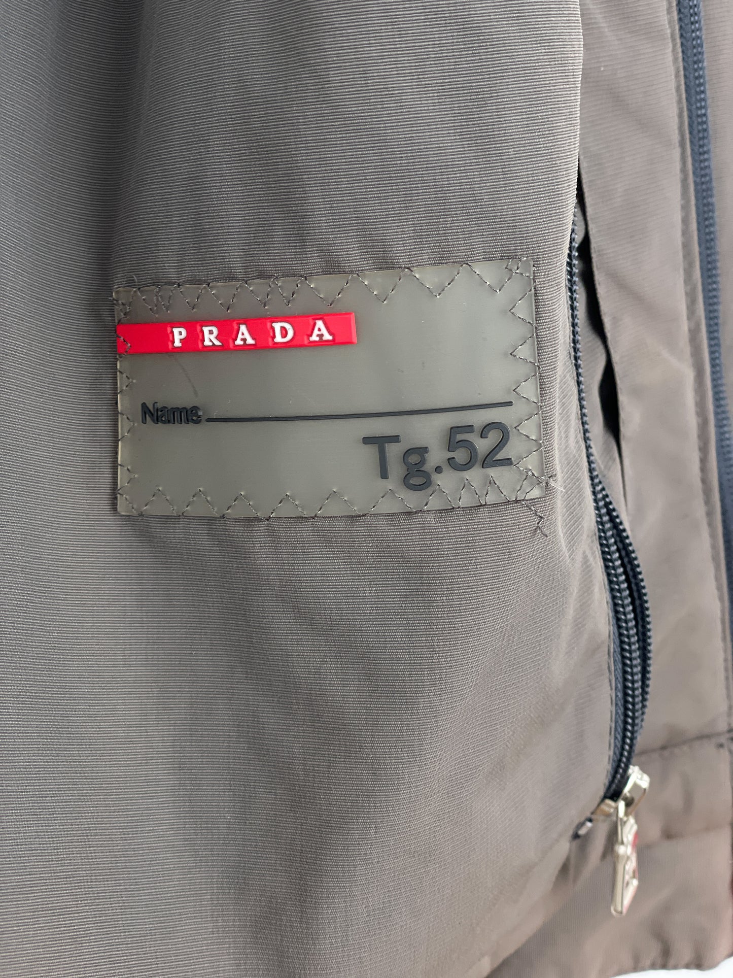 Prada Linea Rossa 2000s Red Tab Cargo Jacket