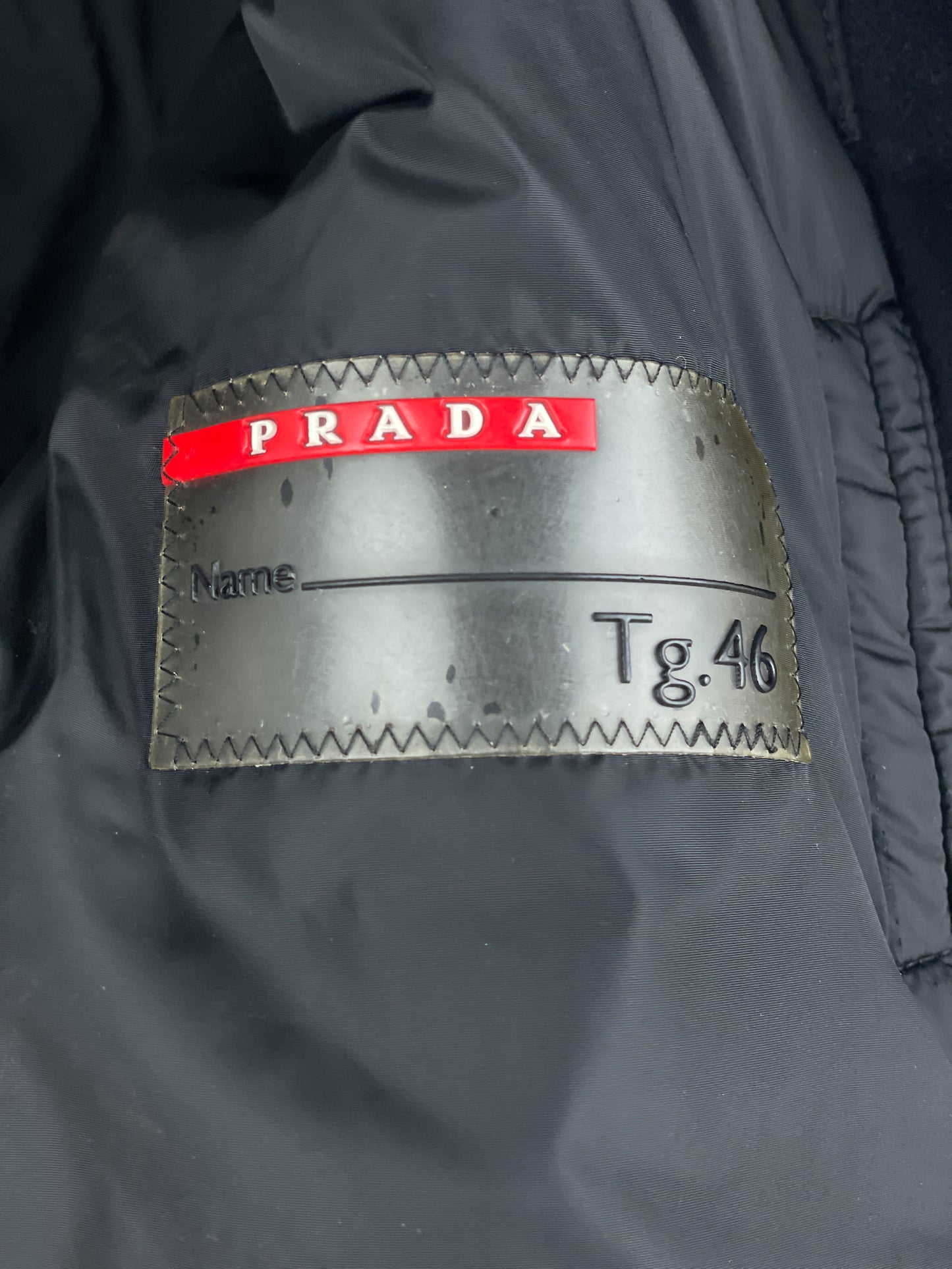 Prada 2000s Military Flak Puffer Jacket