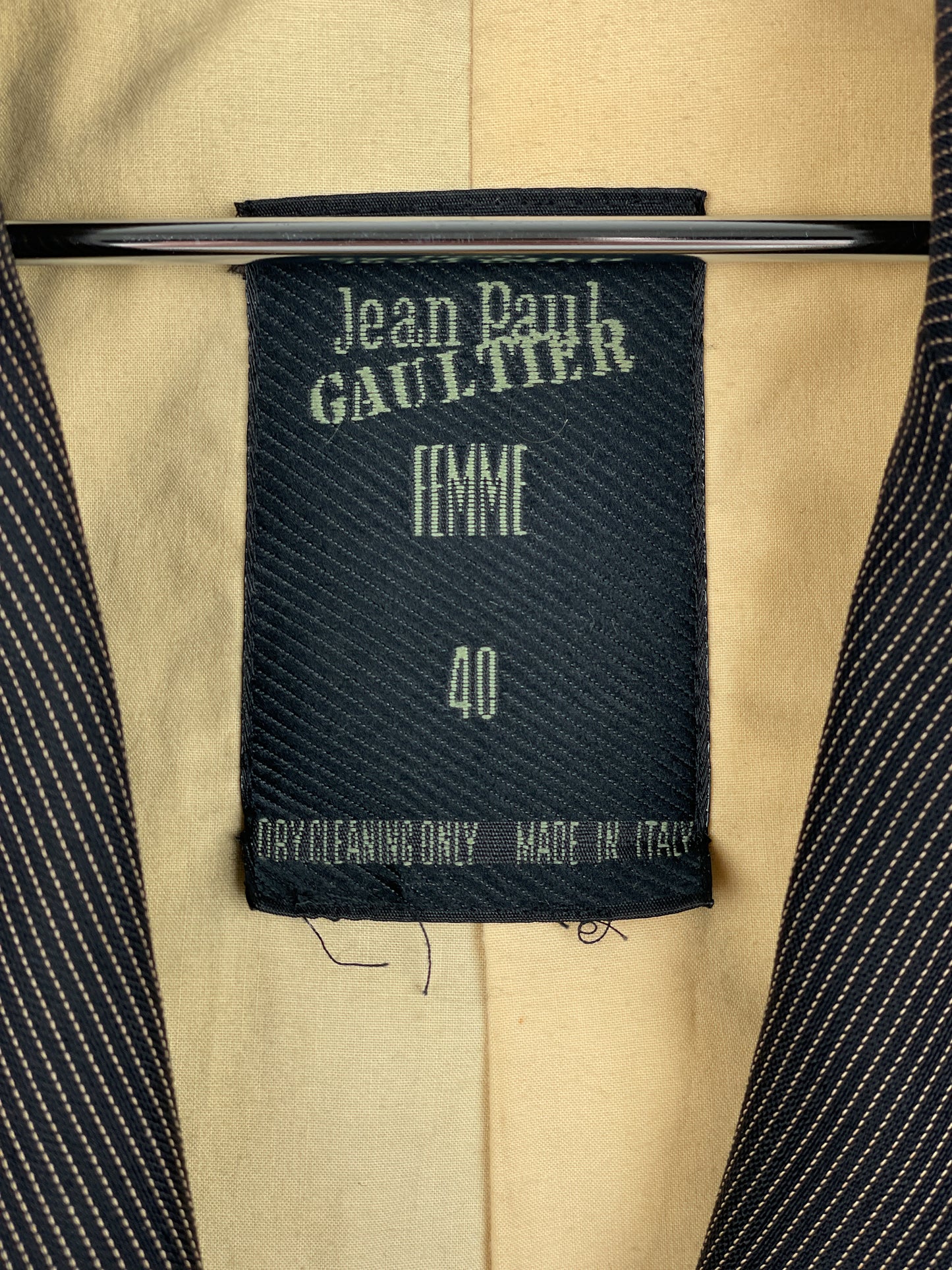 Jean Paul Gaultier AW89 ‘Femmes Entre Elles’ Deconstructed Bondage Multi-Zipper Blazer